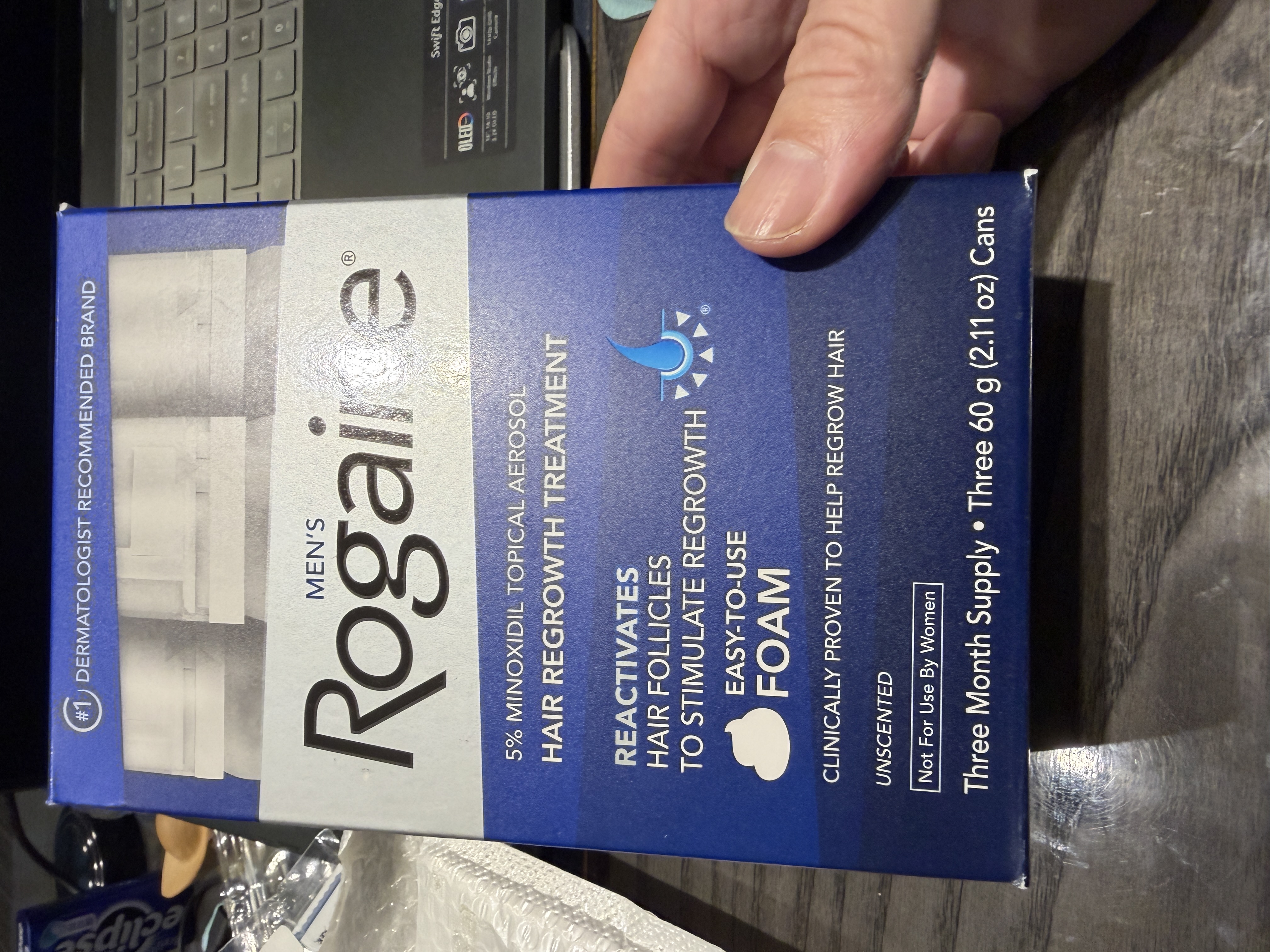 Rogaine 落健生髮慕斯美國代購開箱實拍